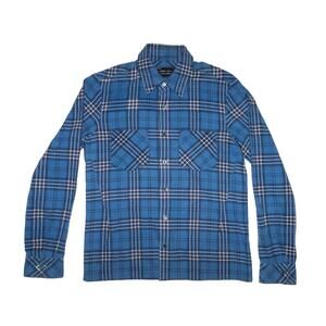 Number Nine SS 2006 Blue Plaid Flannel